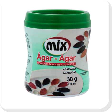 Mostrar detalhes de Agar Agar 30g - MIX Imagem de Agar Agar 30g - MIX